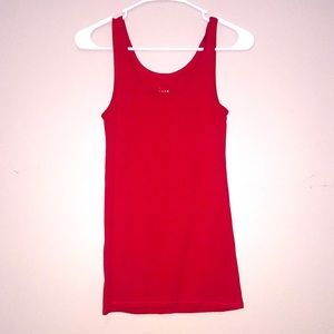Red tank top